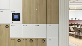 Office smart lockers